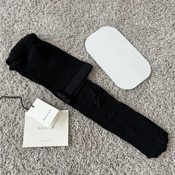 Gucci Black interlocking GG tights - Picture 7 of 8